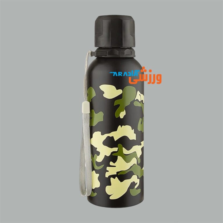 قمقمه ورزشی 650 سی سی استیل Pro طرح چریکی مدل 03